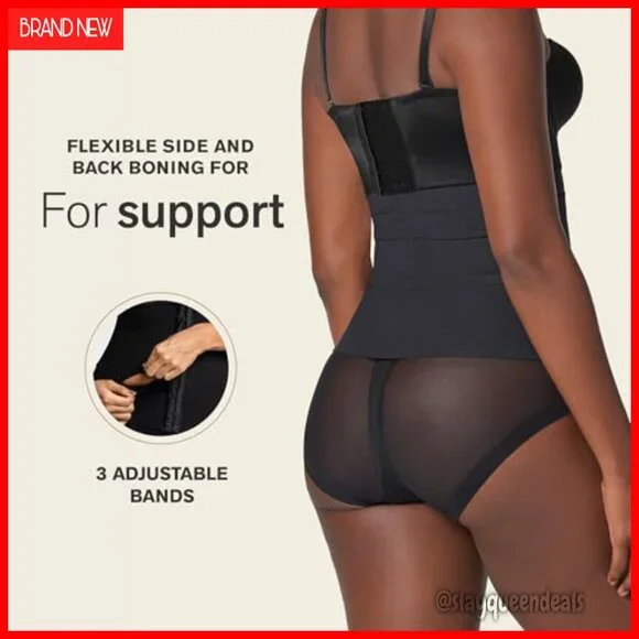Seamless Waist Cincher Shapewear XS-S Compression Girdle Back Support